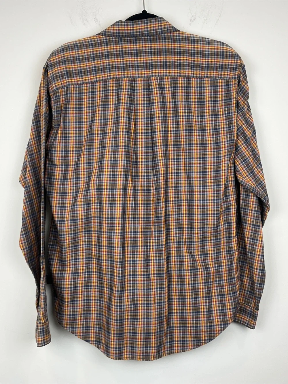 Patagonia Organic Pima Cotton Long-Sleeve Plaid Button-Down Shirt Men's Small